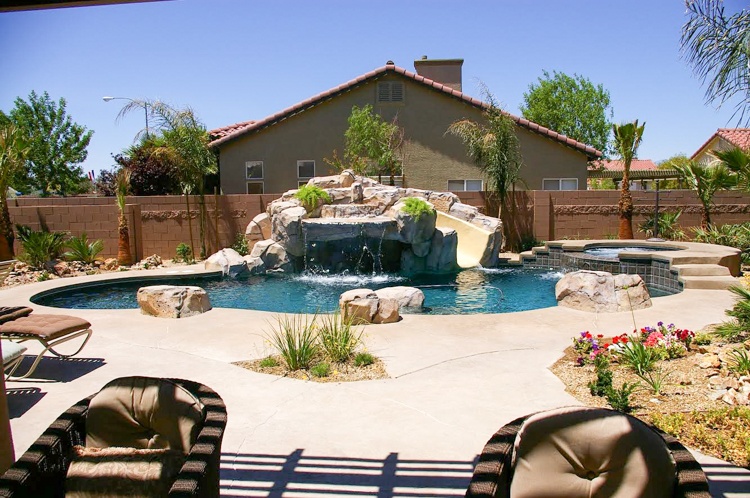 Los Angeles grotto swimming pool